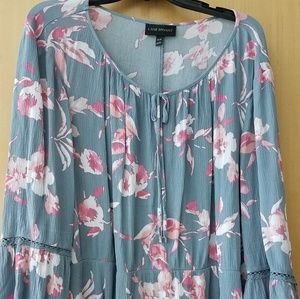 Lane Bryant floral blouse